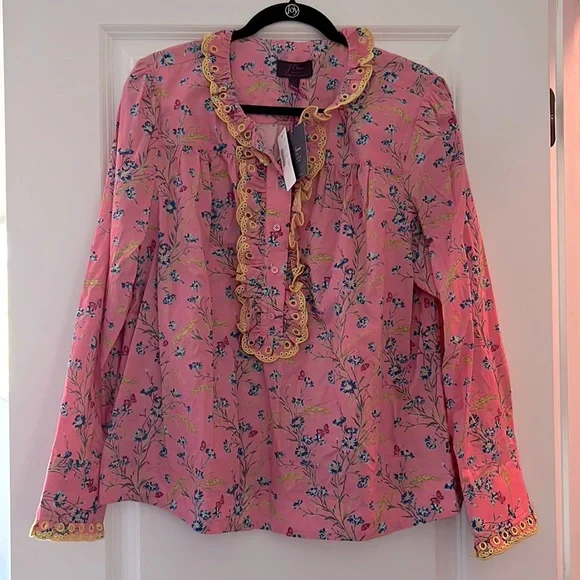 NWT size Large JCrew Liberty if London blouse - Picture 1 of 3